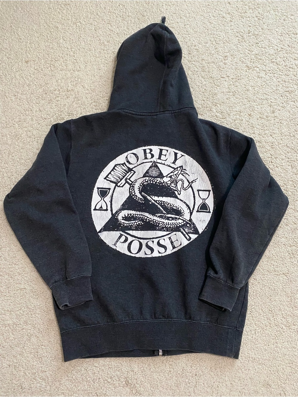 Vintage OBEY Posse Zip Up Jacket Size S